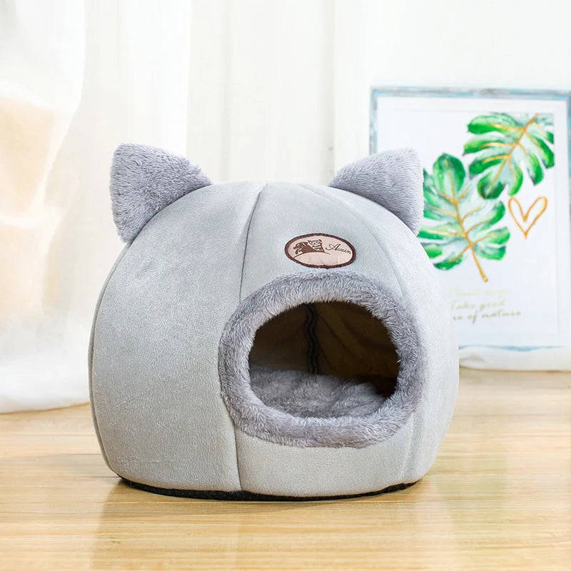 Cozy Cat Cave Bed - Warm Pet Nest