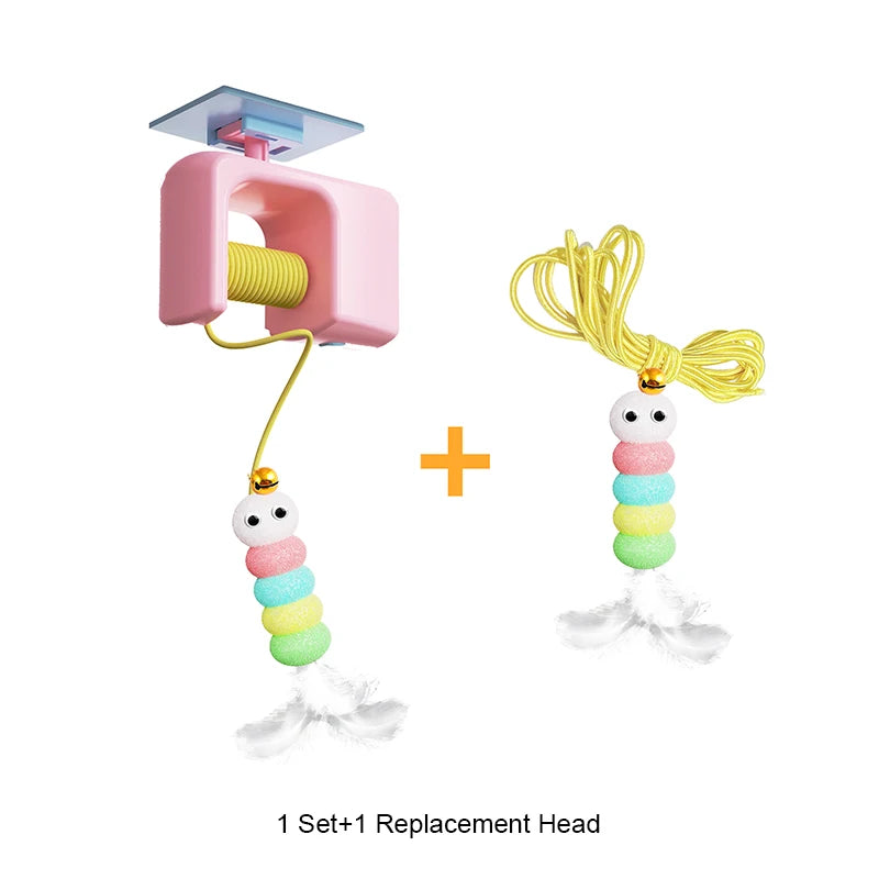 BOOTEELY Electric Cat Teaser Feather Toy