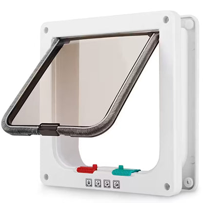 Smart Cat Flap & Dog Door (4-Way Locking)