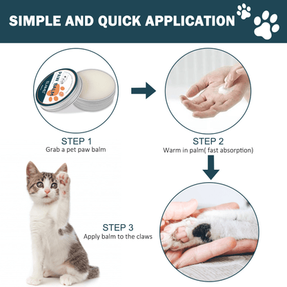 60g ELAIM Paw Balm for Dogs & Cats - Protects, Heals & Moisturizes Paws and Noses, Natural Ingredients like Aloe Vera & Coconut Oil, Ideal for Cracked Pads & Hot Pavement, Dog Paw Balm