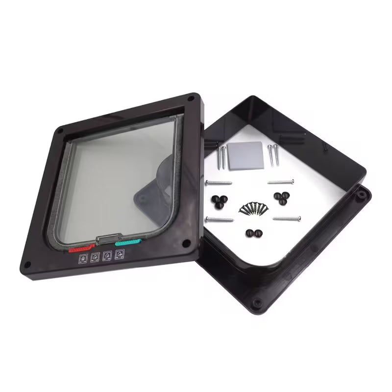 Smart Cat Flap & Dog Door (4-Way Locking)