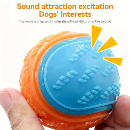 Interactive Squeaky Dog Ball for Teeth Cleaning