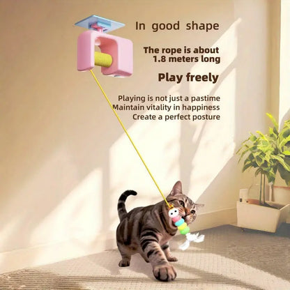 BOOTEELY Electric Cat Teaser Feather Toy