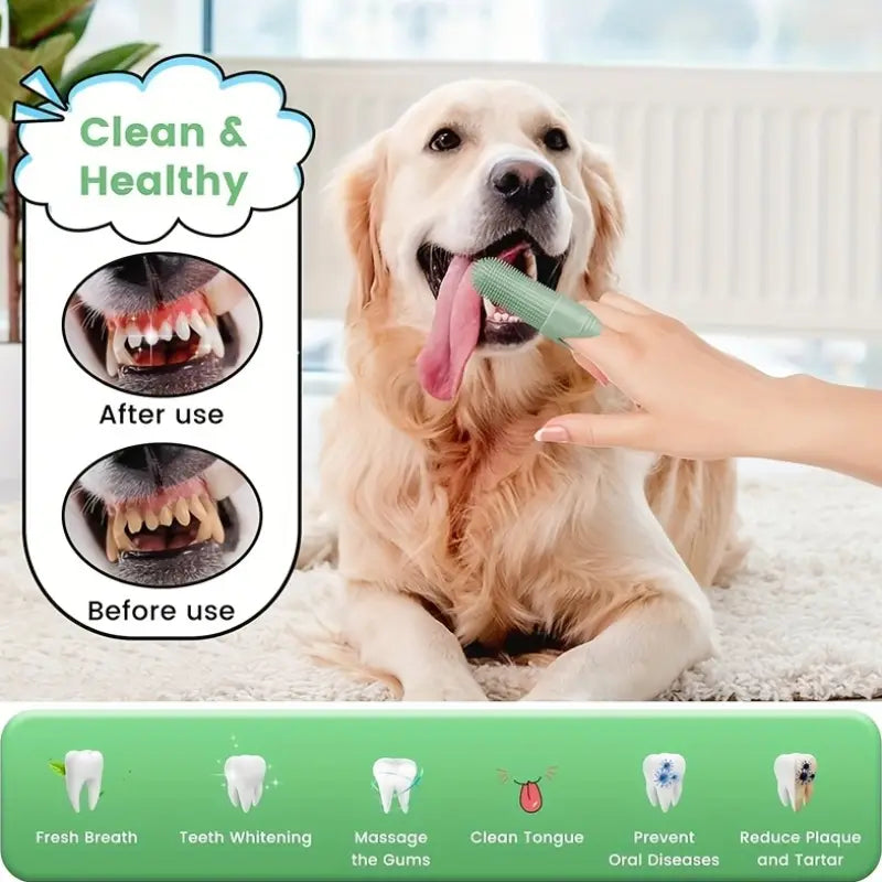 360° Dog Finger Toothbrush - Ultimate Pet Dental Care