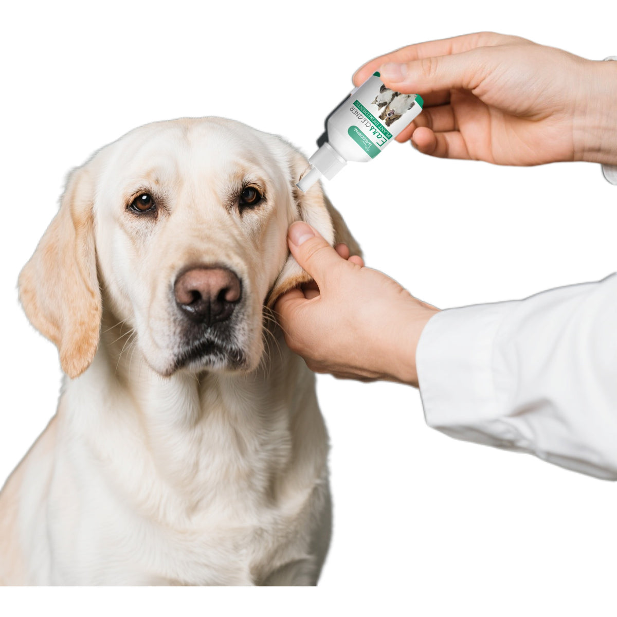 2pcs Pet Ear Cleaning Solution for Cats and Dogs | Gentle Removal of Ear Dirt, Cleans Ear Canals, Removes Debris, 2 X 60ml