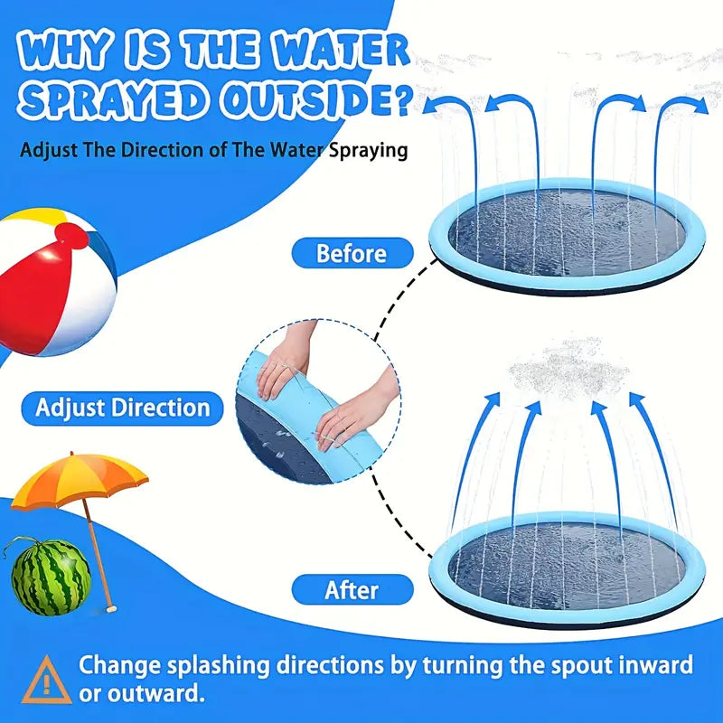 Summer Pet Splash Pad: Ultimate Cooling Fun for Dogs