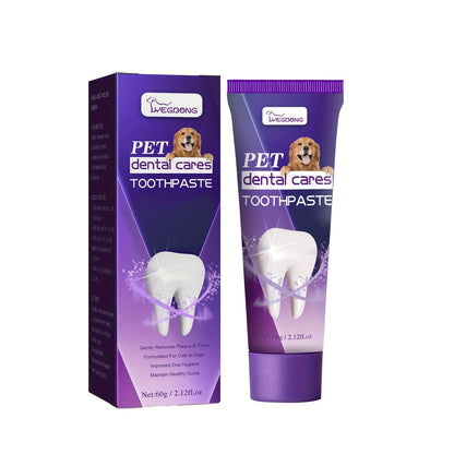 Pet Toothpaste - Dental Hygiene Kit For Cleaning Mouth, Odor, Tartar & Gum Care
