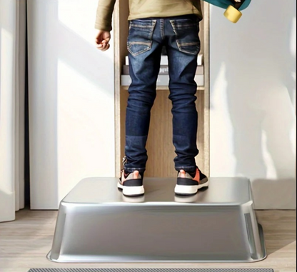 XL Stainless Steel Cat Litter Box with High Sides