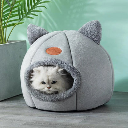 Cozy  Cat Cave Bed - Warm Pet Nest