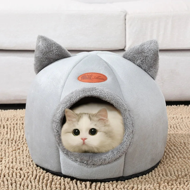 Cozy  Cat Cave Bed - Warm Pet Nest
