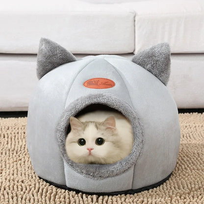Cozy  Cat Cave Bed - Warm Pet Nest