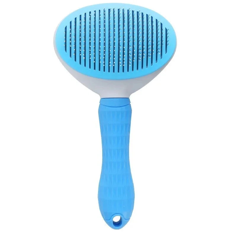 Self-Cleaning Pet Hair Remover Brush for Dogs & Cats