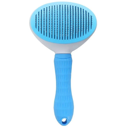 Self-Cleaning Pet Hair Remover Brush for Dogs & Cats