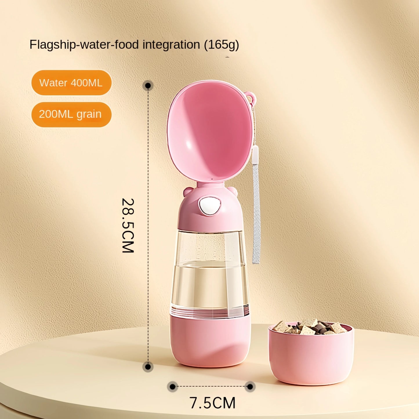 Portable Pet Water & Food Dispenser