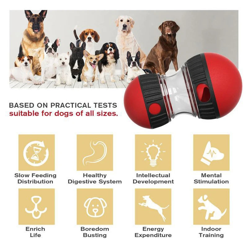 Interactive Slow Feeder Dog Toy for All Sizes - IQ Enhancing Fun