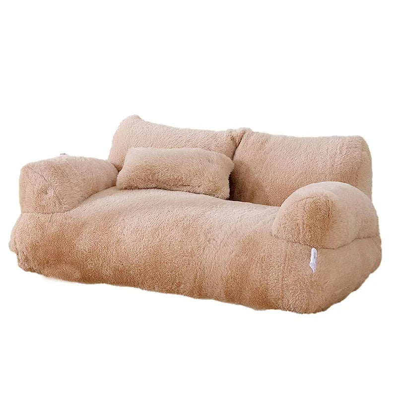 Cozy Plush Cat Sofa Bed - Warmth & Comfort