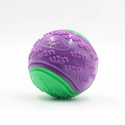 Interactive Squeaky Dog Ball for Teeth Cleaning