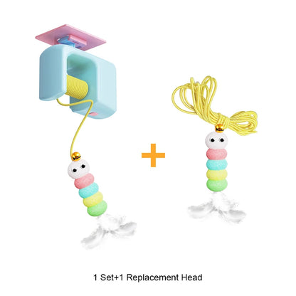 BOOTEELY Electric Cat Teaser Feather Toy