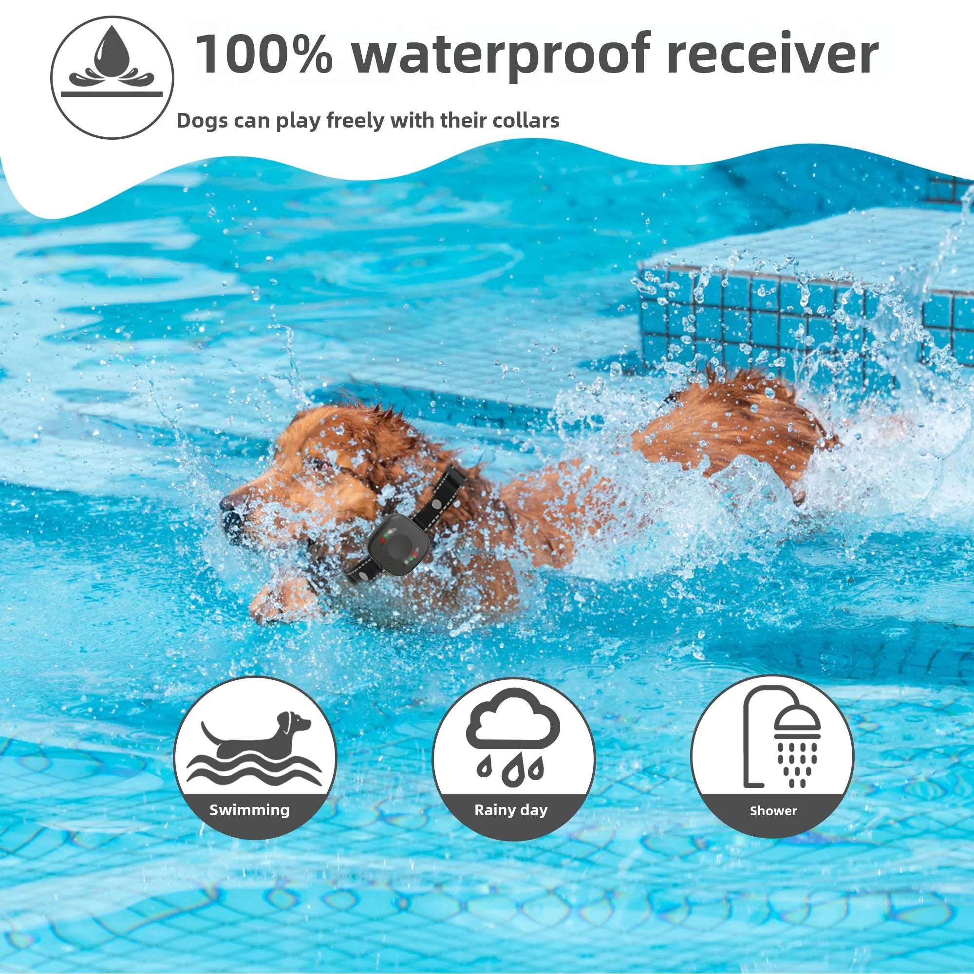 Ultimate 480m Wireless Dog Fence - Waterproof & Rechargeable