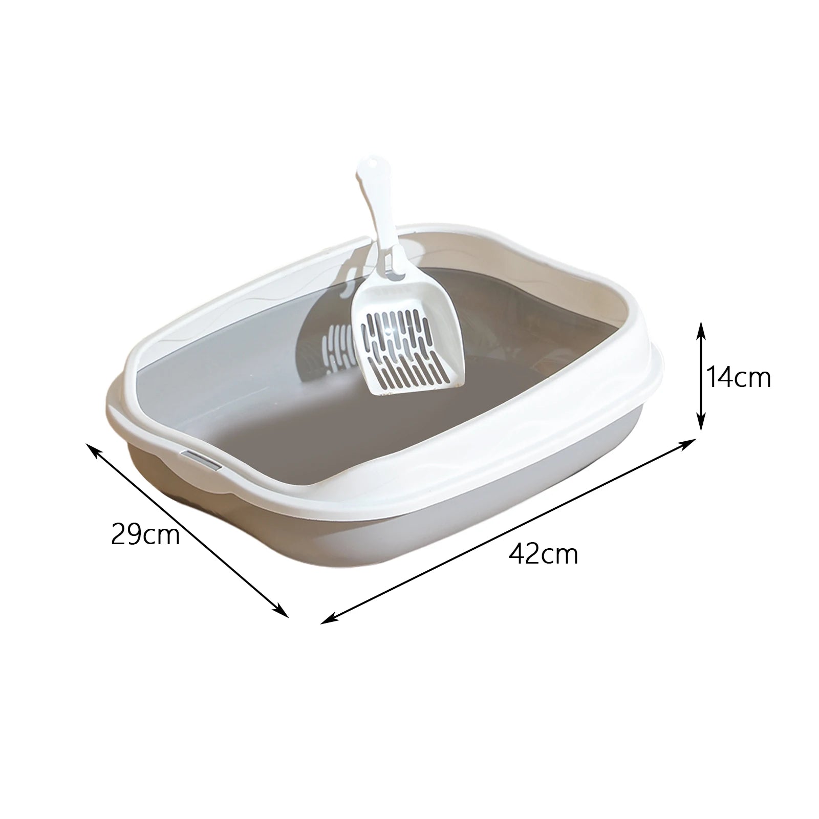 Spatter-Proof Cat Litter Box - Ultimate Cleanliness