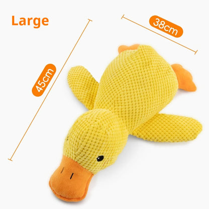 Plush Companion Duck Toy for Dogs - Sound & Comfort