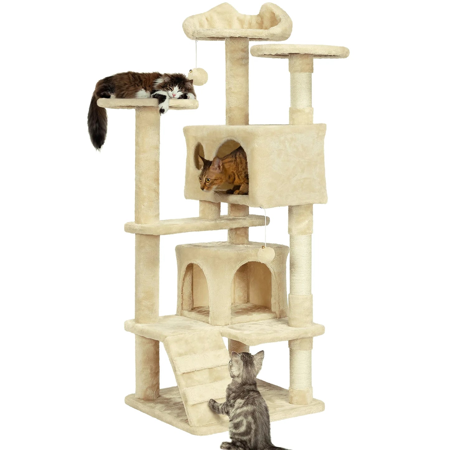 Ultimate Cat Tower Condo with Scratching Posts