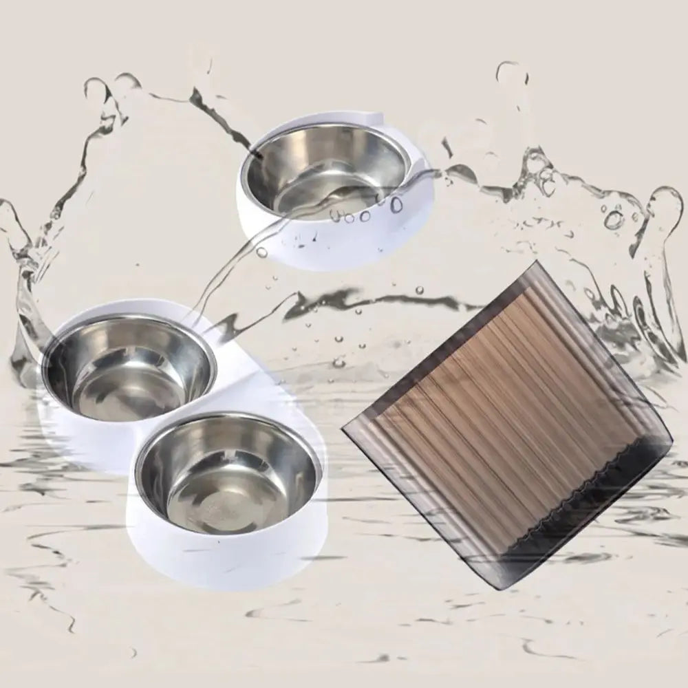 Smart Automatic Cat Feeder with Camera & Double Bowls