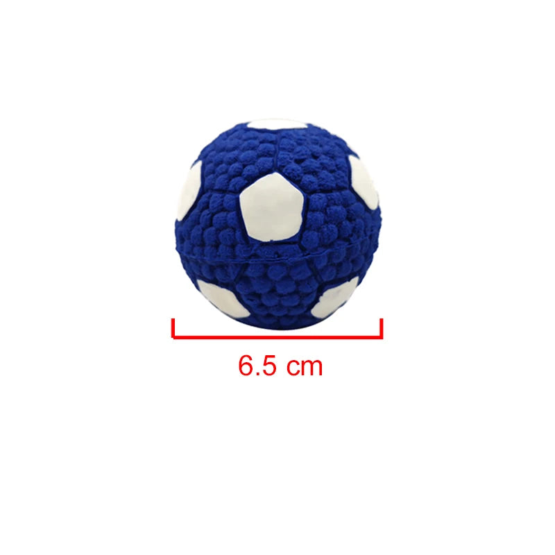 Interactive Squeaky Latex Pet Ball for Dogs