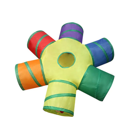 Interactive Cat Play Tunnel - Portable & Collapsible Fun