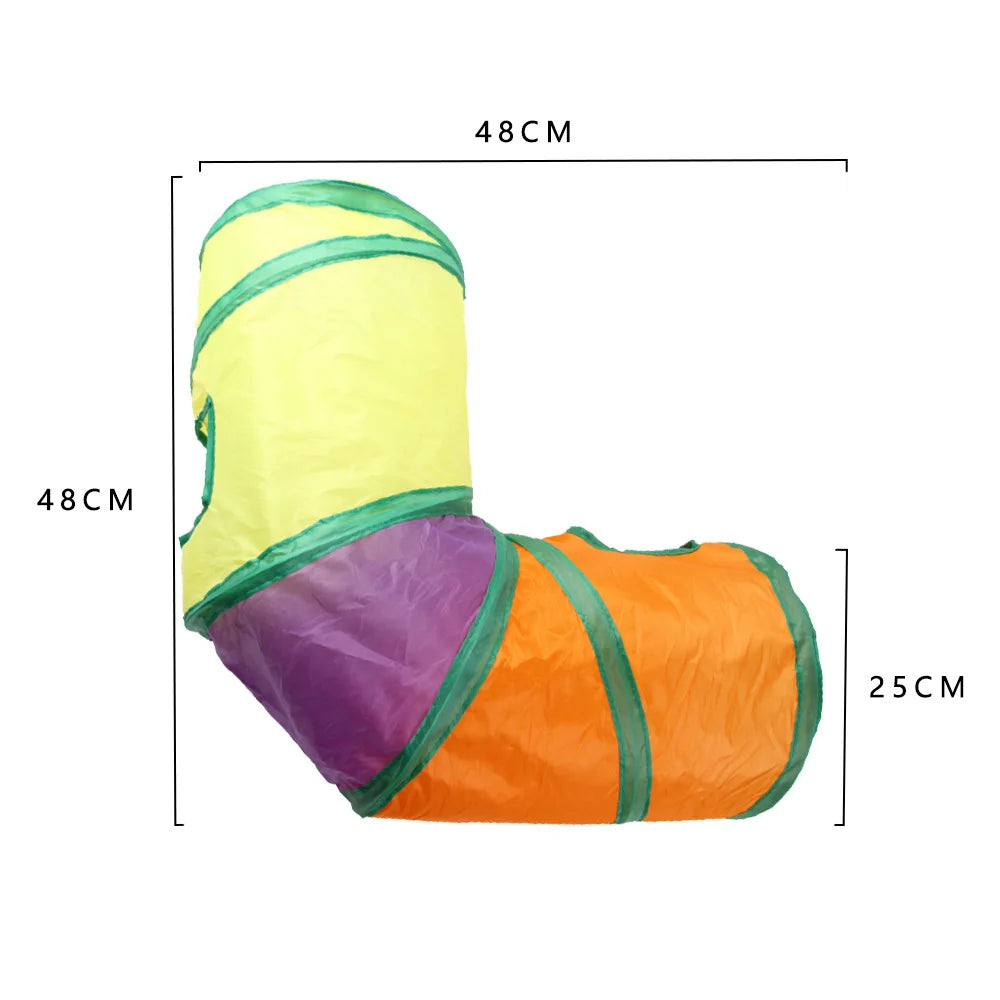 Interactive Cat Play Tunnel - Portable & Collapsible Fun