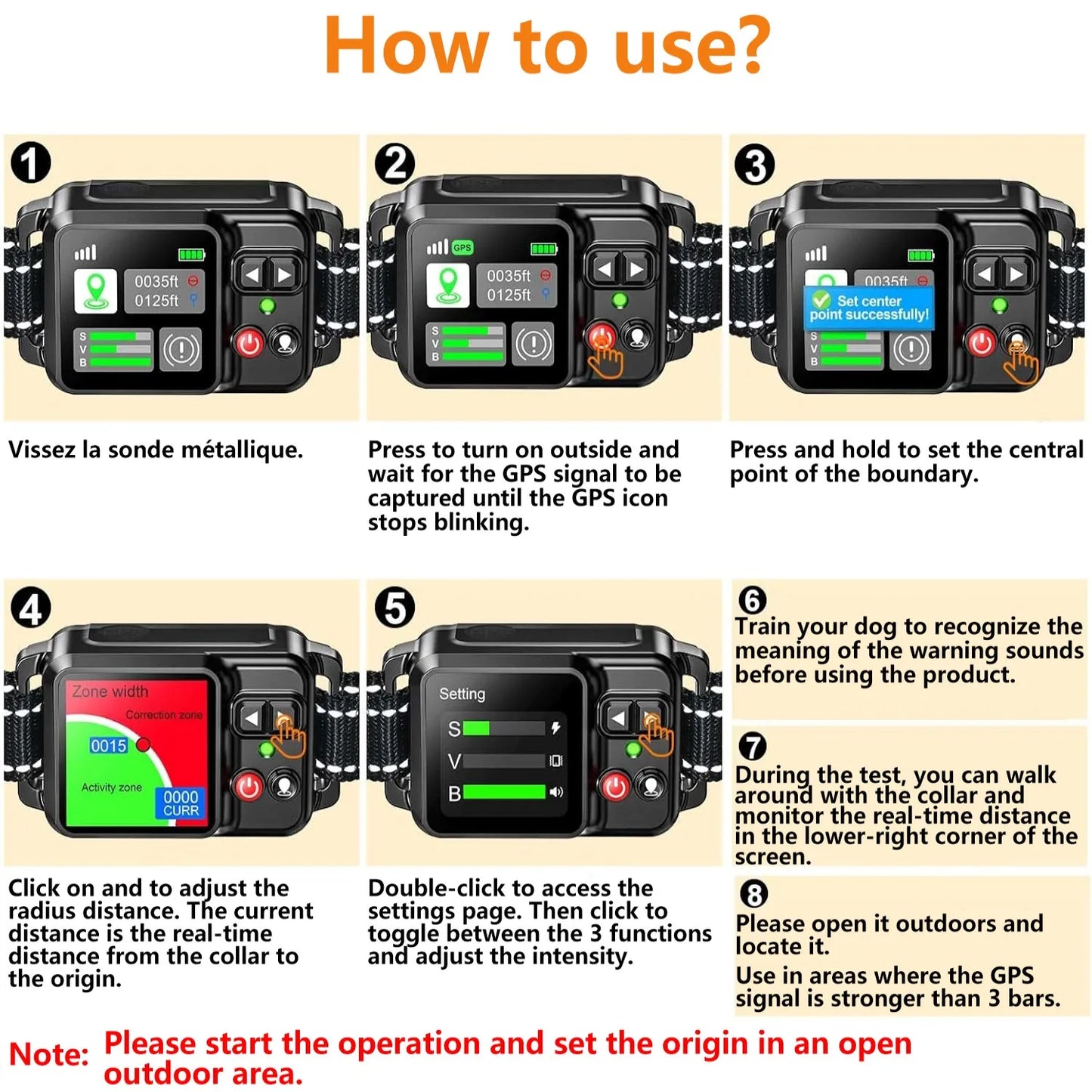 Advanced GPS Wireless Dog Fencing System
