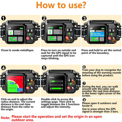 Advanced GPS Wireless Dog Fencing System