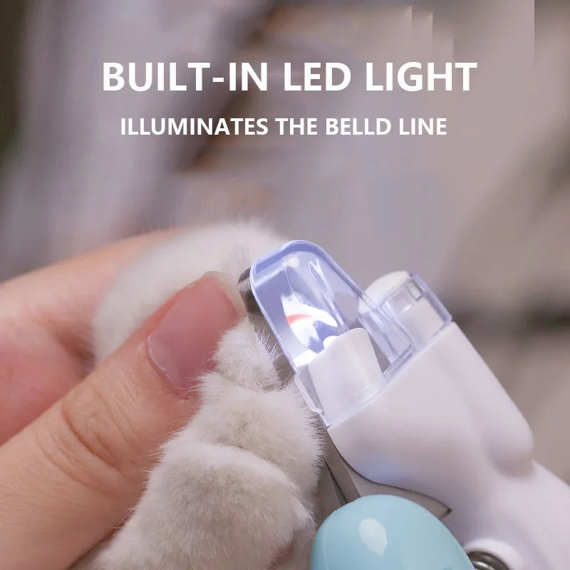 LED Pet Nail Clippers - Safe & Precise Grooming