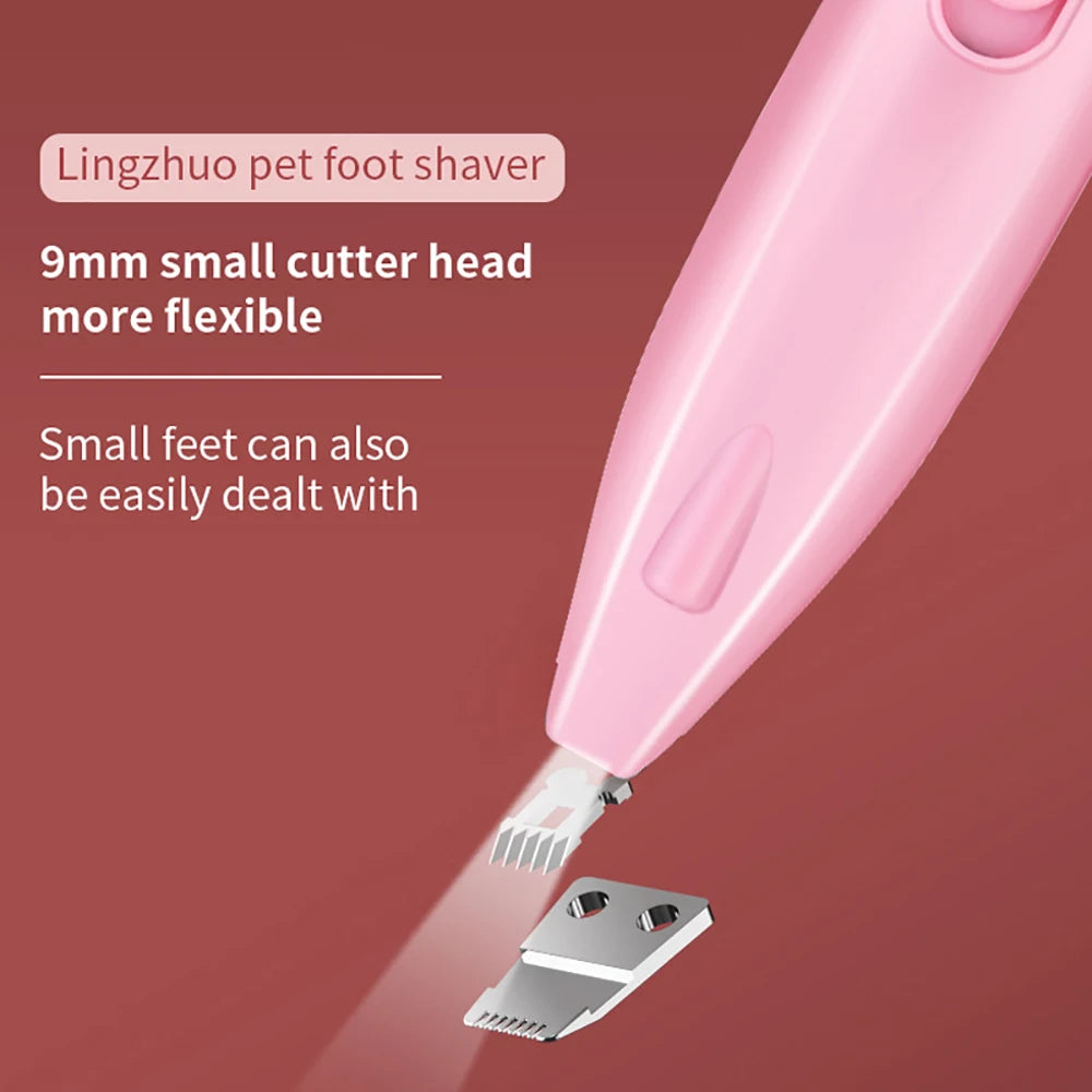 Professional Pet Hair Trimmer with LED Light