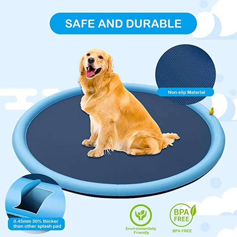Summer Pet Splash Pad: Ultimate Cooling Fun for Dogs