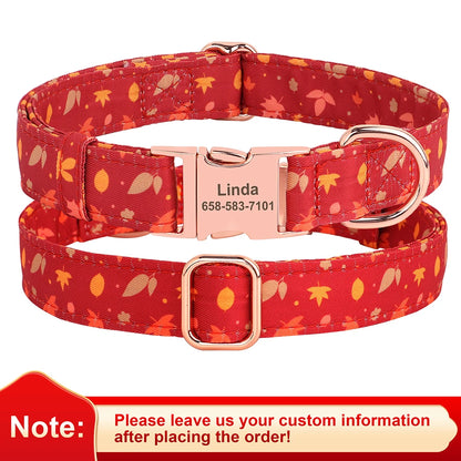 Custom Christmas Dog Collar