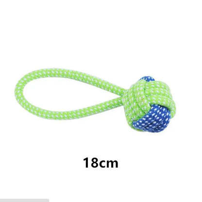 Interactive Cotton Rope Dog Toys - Fun & Dental Care