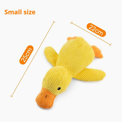 Plush Companion Duck Toy for Dogs - Sound & Comfort
