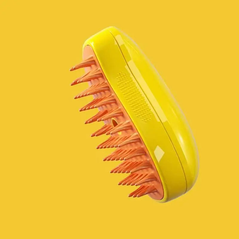 Electric Pet Cleaning Brush with Steam Spray & Massage