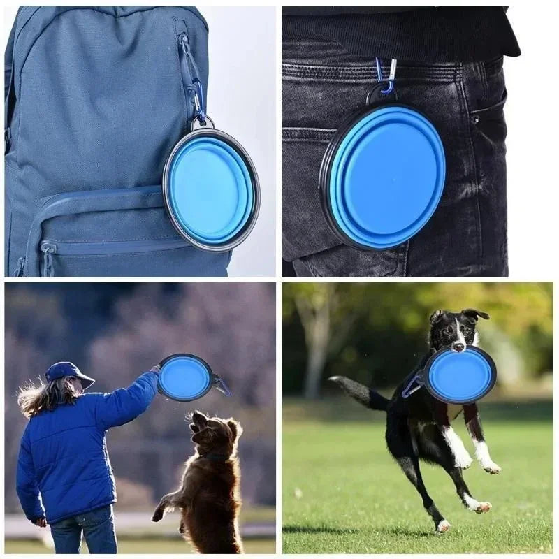 Compact Pet Travel Bowl 350mL - Portable & Durable