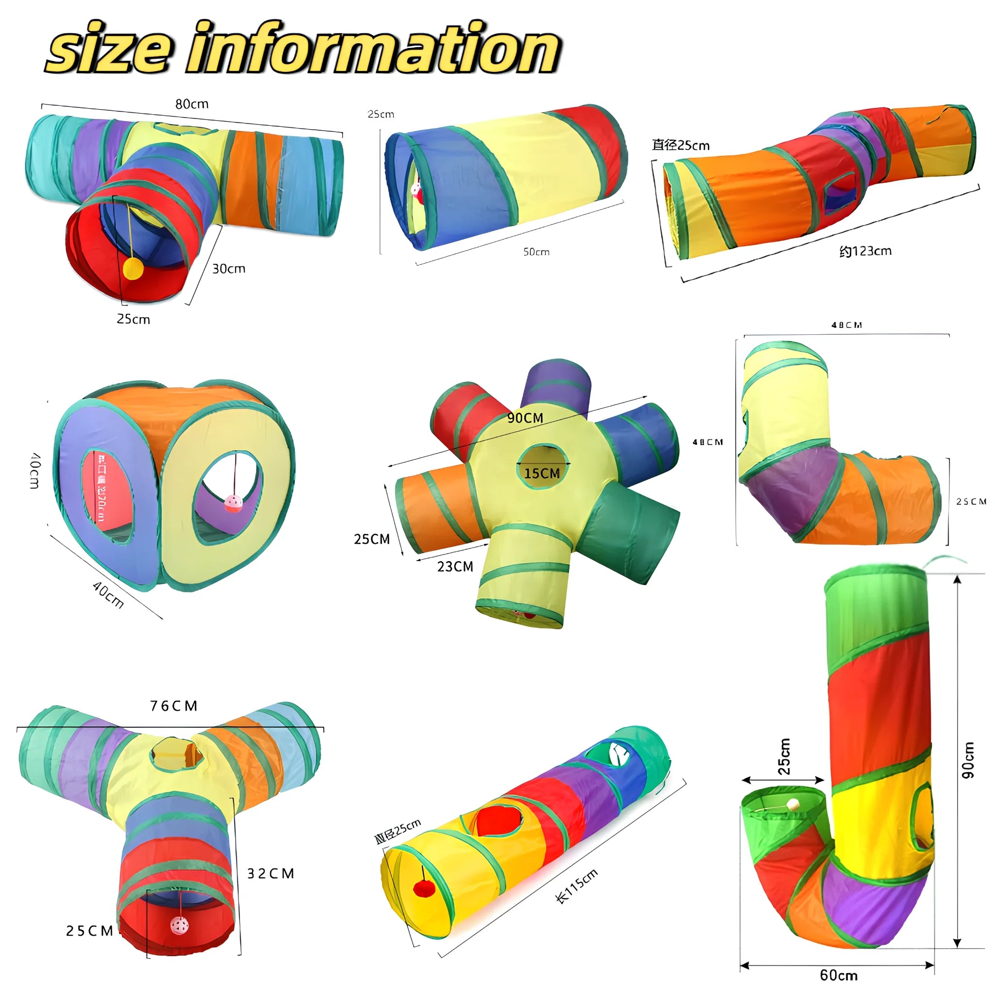 Interactive Cat Play Tunnel - Portable & Collapsible Fun