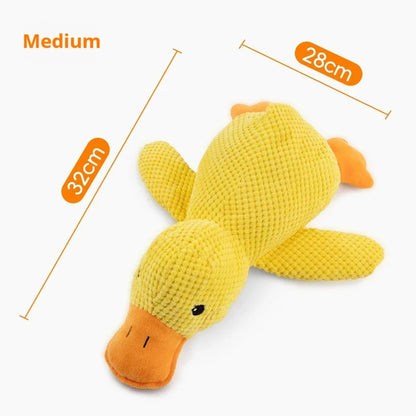 Plush Companion Duck Toy for Dogs - Sound & Comfort