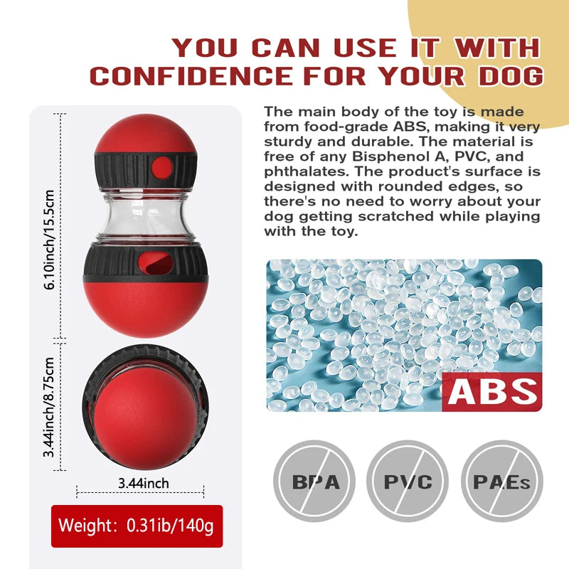 Interactive Slow Feeder Dog Toy for All Sizes - IQ Enhancing Fun