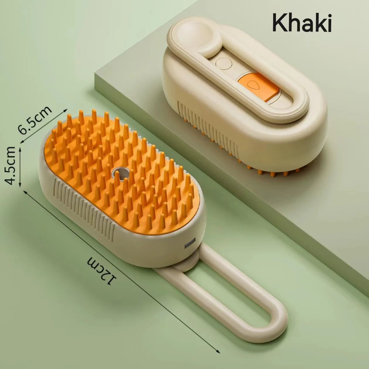 Electric Pet Cleaning Brush with Steam Spray & Massage