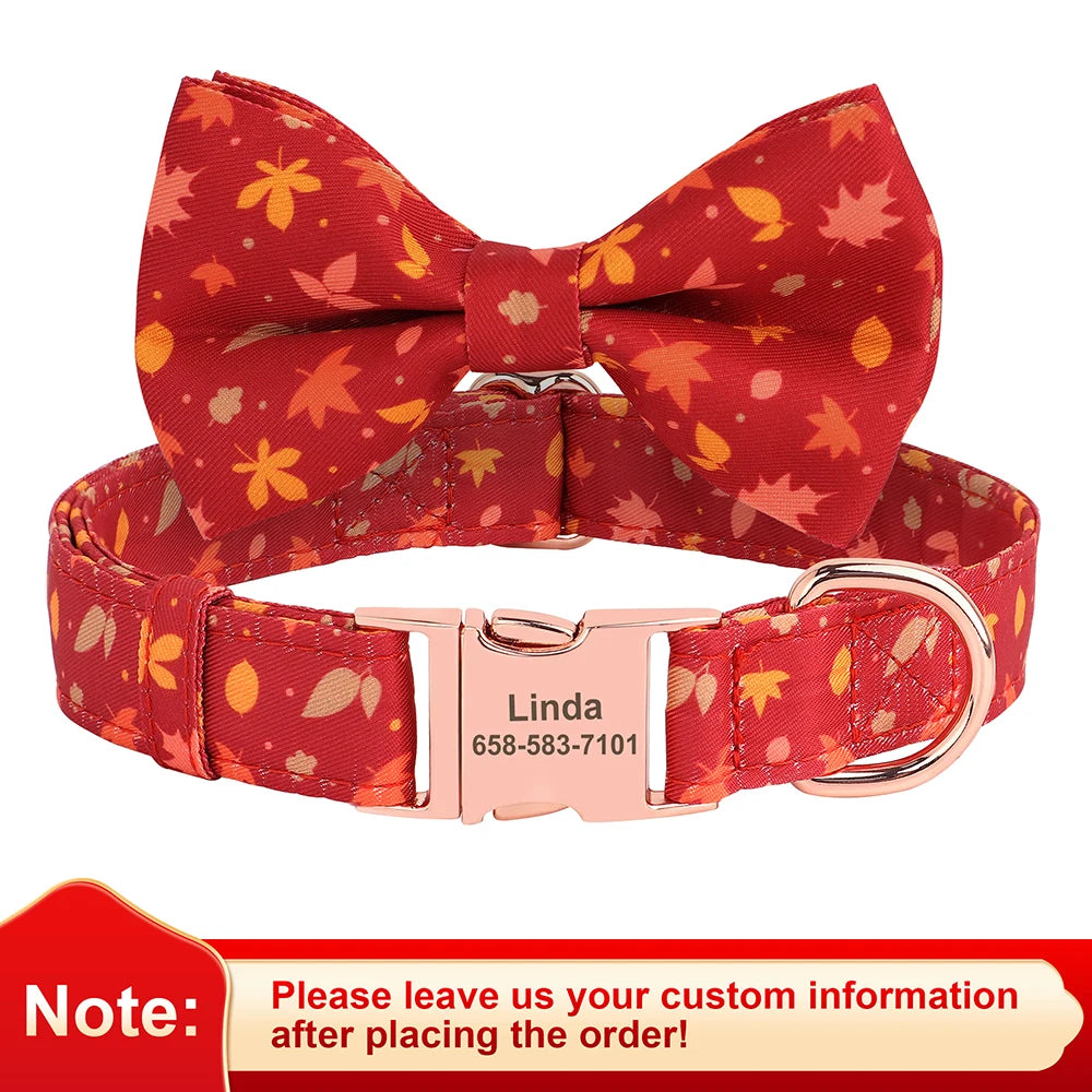 Custom Christmas Dog Collar