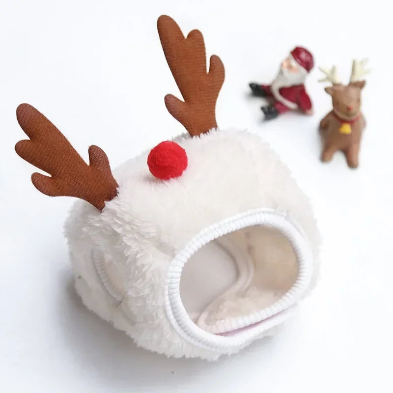 Festive Pet Christmas Hat & Saliva Towel Set