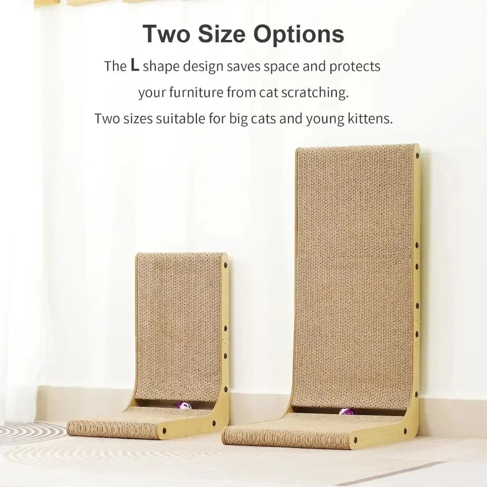 Wear-resistant Vertical Cat Scratching Post with Toy
