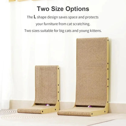 Wear-resistant Vertical Cat Scratching Post with Toy