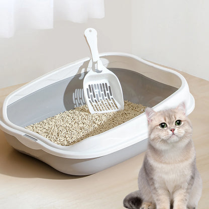 Spatter-Proof Cat Litter Box - Ultimate Cleanliness