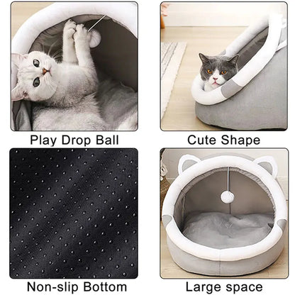Cat Tent Bed with Soft Cushion
